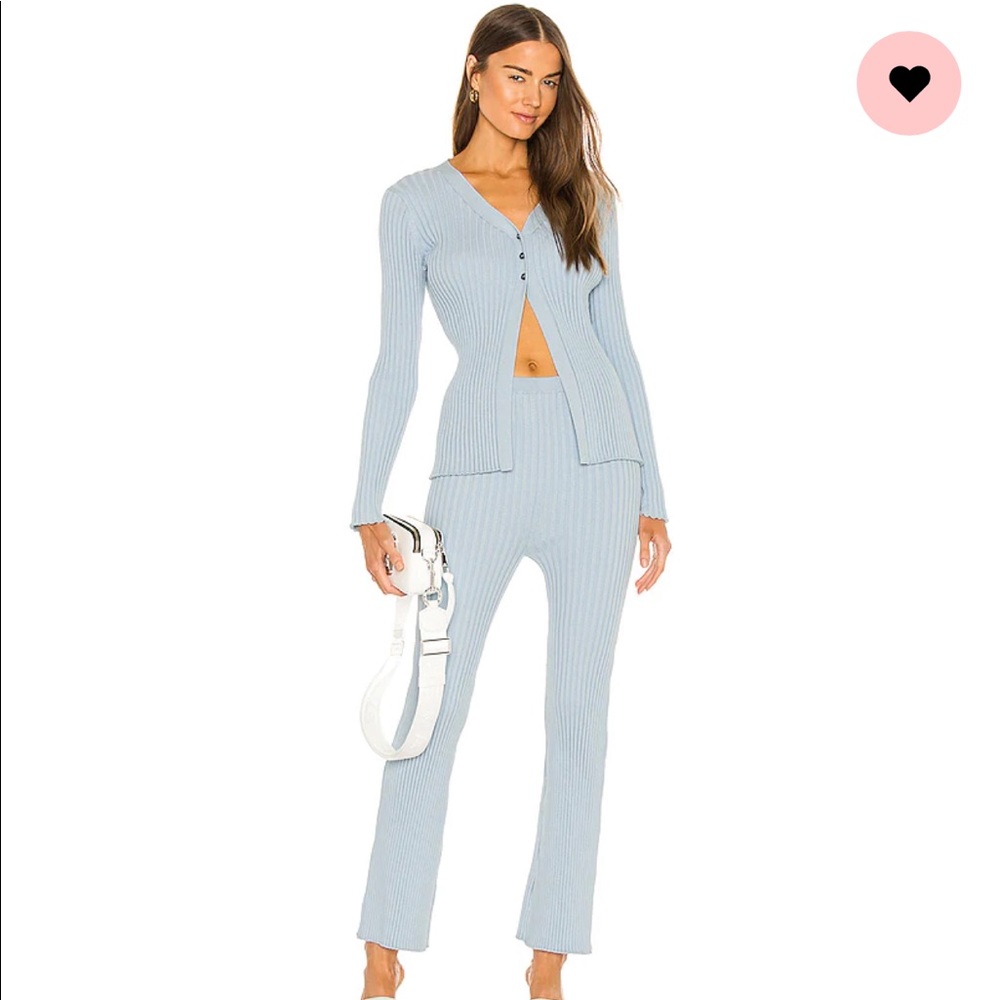 Trish Pant & Cardigan in Baby Blue by Callahan